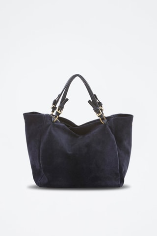 Nubuck Handtas Gimignano - Donkerblauw - Donkerblauw