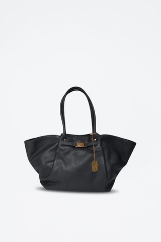 Leren Shopper Rolanta - Zwart