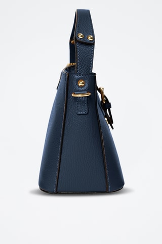 Leren Handtas Adelma - Marineblauw