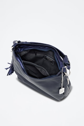Leren Trendy Handtas Florella - Donkerblauw
