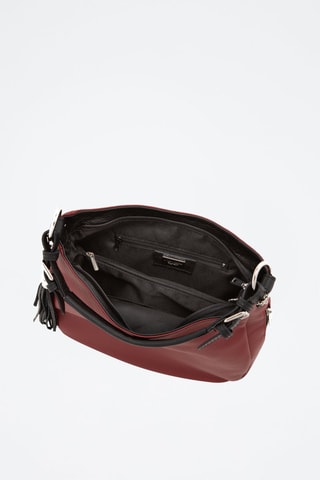 Leren Trendy Handtas Florella - Donkerrood
