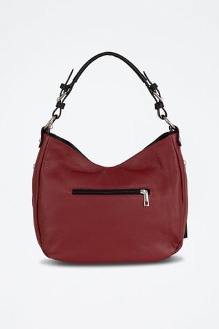 Leren Trendy Handtas Florella - Donkerrood