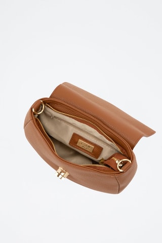 Leren Schoudertas Iseppa  - Camel