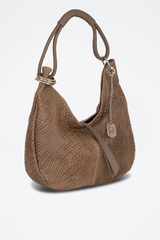 Leren Handtas Concetta - Taupe