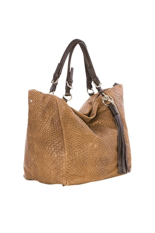 Leren Shopper Solana - Lichtbruin