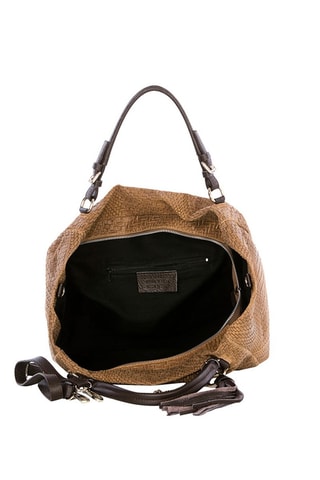 Leren Shopper Solana - Lichtbruin