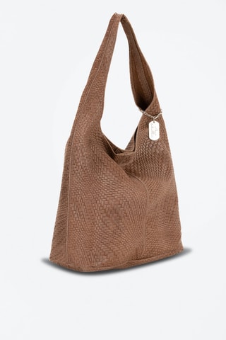 Leren Handtas Palladia - Taupe