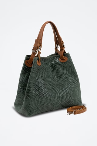 Leren Handtas - Groen