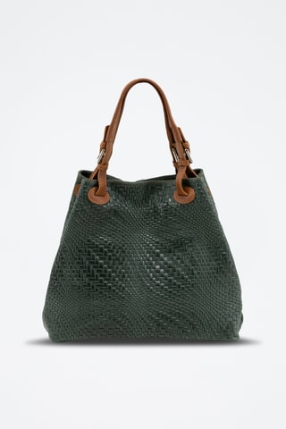 Leren Handtas - Groen
