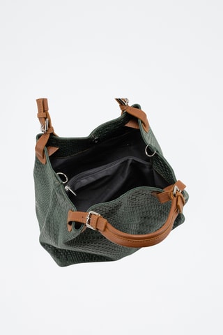 Leren Handtas - Groen