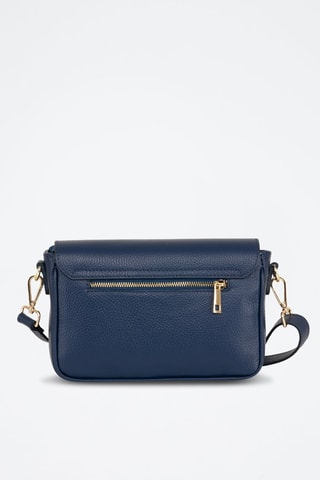 Leren Schoudertas Terina  - Marineblauw