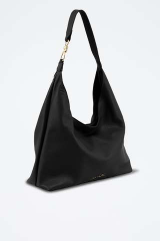 Leren Trendy Handtas Davinia - Zwart