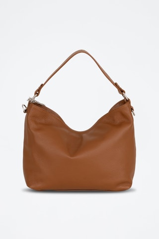 Leren Handtas Ricciarda - Camel
