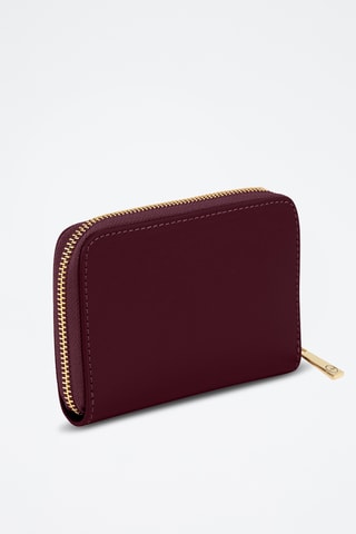 Leren Portefeuille Demetria - Bordeauxrood