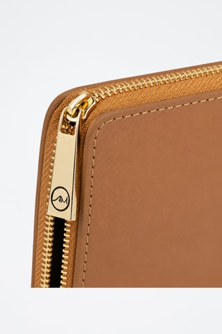 Leren Portefeuille Palina - Camel