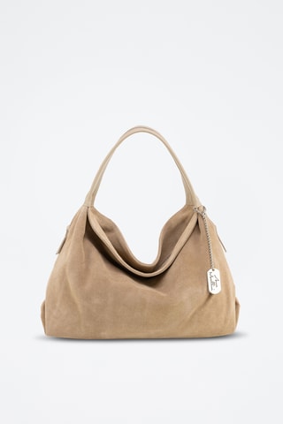 Leren Handtas Ipria - Taupe