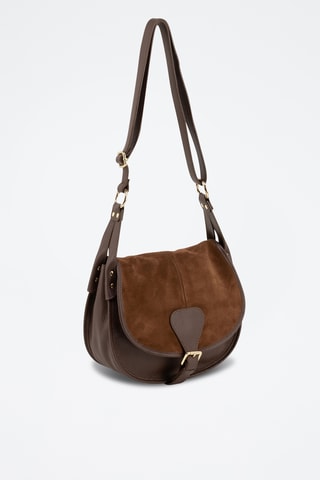 Leren Trendy Handtas Ersicia - Donkerbruin