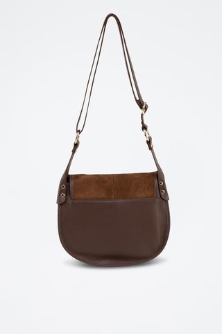 Leren Trendy Handtas Ersicia - Donkerbruin
