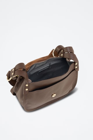 Leren Trendy Handtas Ersicia - Donkerbruin