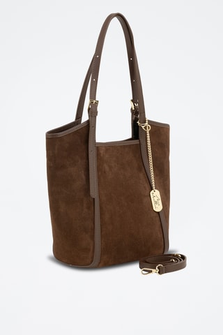Leren Trendy Handtas Strenzia - Bruin