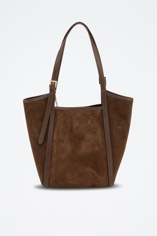 Leren Trendy Handtas Strenzia - Bruin