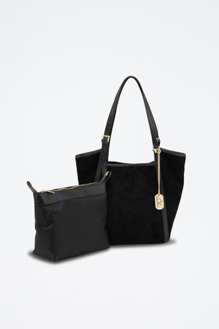 Leren Trendy Handtas Strenzia - Zwart