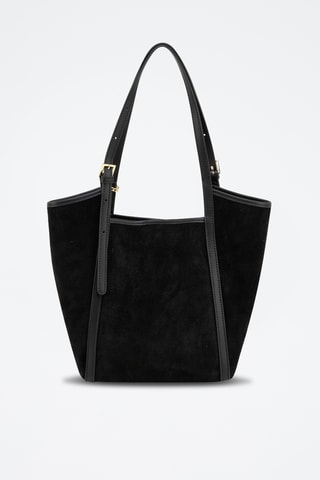 Leren Trendy Handtas Strenzia - Zwart