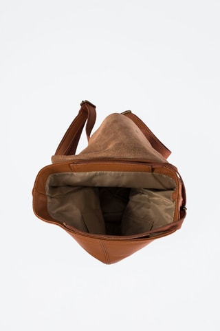 Leren Rugtas Montichiari  Cognacbruin - Bruin