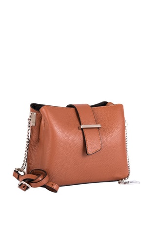 Leren Schoudertas Ciosa - Camel