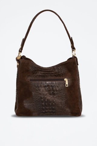 Leren Handtas Linda   - Bruin