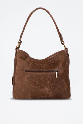 Leren Handtas Linda   - Taupe
