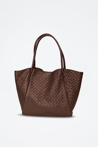 Leren Shopper Magliana - Donkerbruin