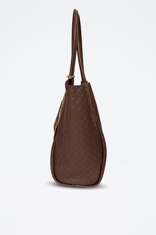 Leren Shopper Magliana - Donkerbruin