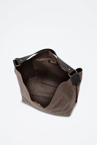 Leren Handtas Sebastiana  - Donkerbruin
