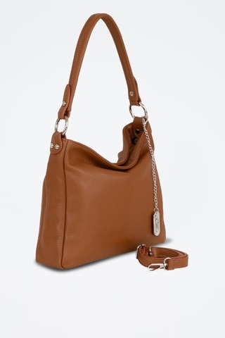 Leren Trendy Handtas Paolina - Camel