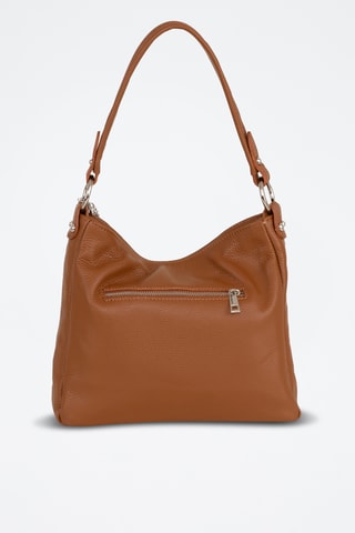 Leren Trendy Handtas Paolina - Camel