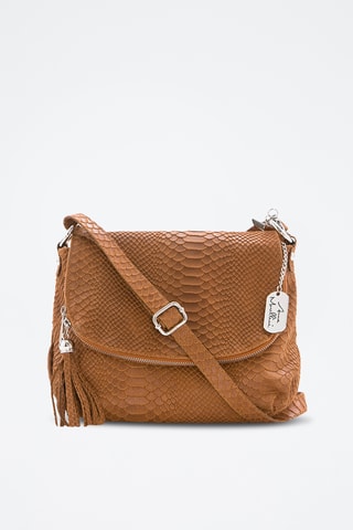 Leren Schoudertas Spring Summer 2026 - Camel