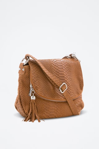 Leren Schoudertas Spring Summer 2026 - Camel