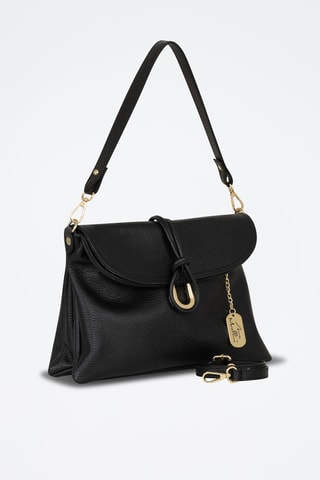 Leren Trendy Handtas Gelita - Zwart