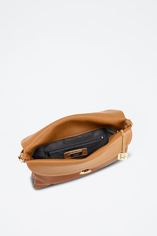 Leren Trendy Handtas Gelita - Camel