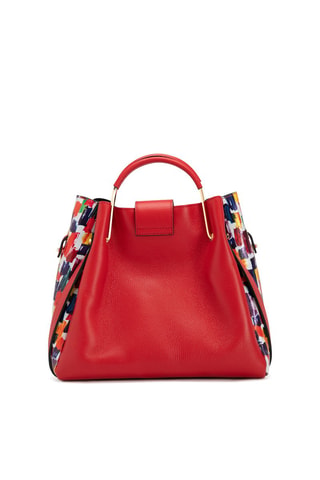 Leren Handtas Anna Signature #016 - Anna Morellini - Rood
