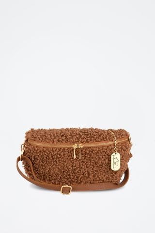 Leren Schoudertas Rialta - Camel
