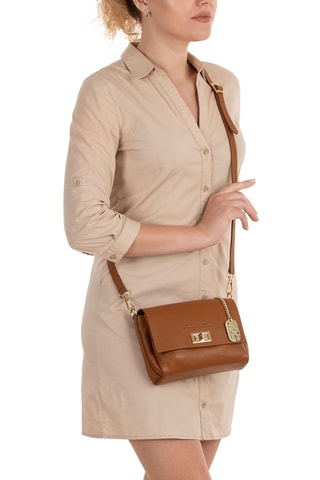 Leren Schoudertas Spring Summer 2026 - Camel