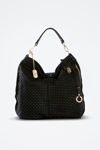 Leren Shopper Spring Summer 2026 - Zwart