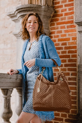 Leren Shopper Spring Summer 2026 - Bruin