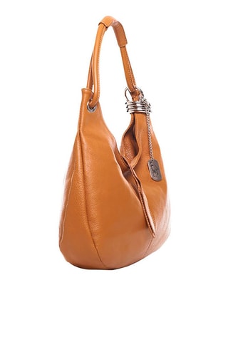 Leren Handtas Alba - Camel