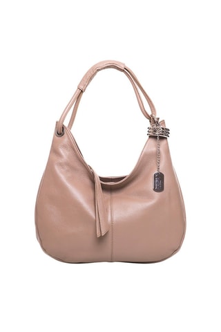 Leren Handtas Alba - Taupe