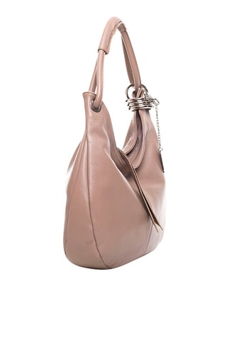 Leren Handtas Alba - Taupe