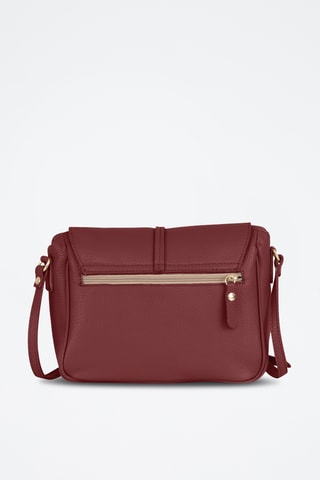 Leren Schoudertas Monte Avella - Beige - Anna Morellini - Rood
