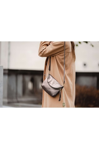 Leren Schoudertas Spring Summer 2026 - Donkerbruin